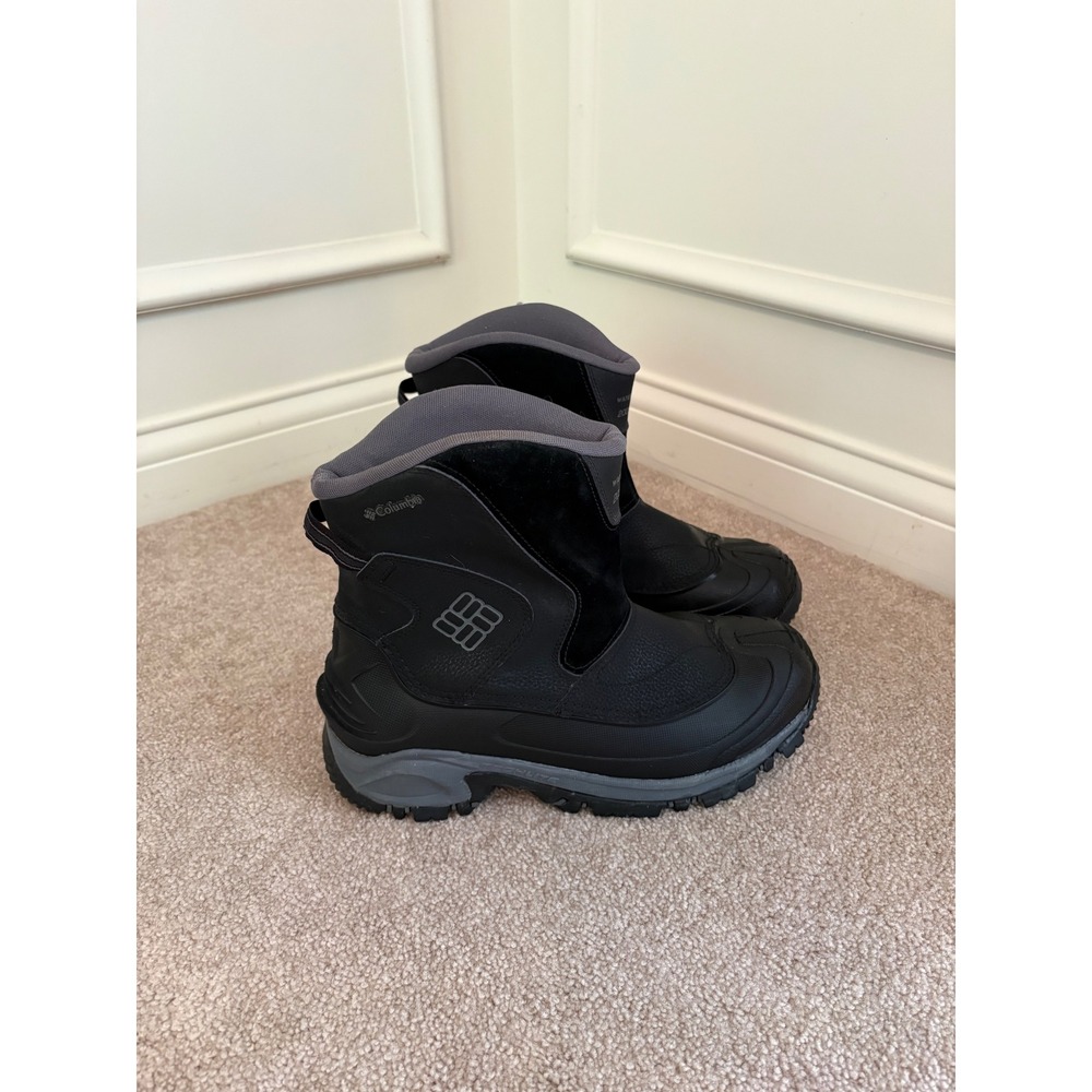 Columbia Mens Bugaboot Plus III Omni-Heat Black Winter Boots BM1576-010 Size 11